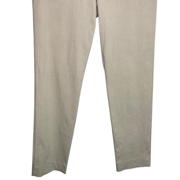 Krazy Larry Pants Womens 6 Beige Pull On Career Office Straight Leg USA Casual - Picture 5 of 7